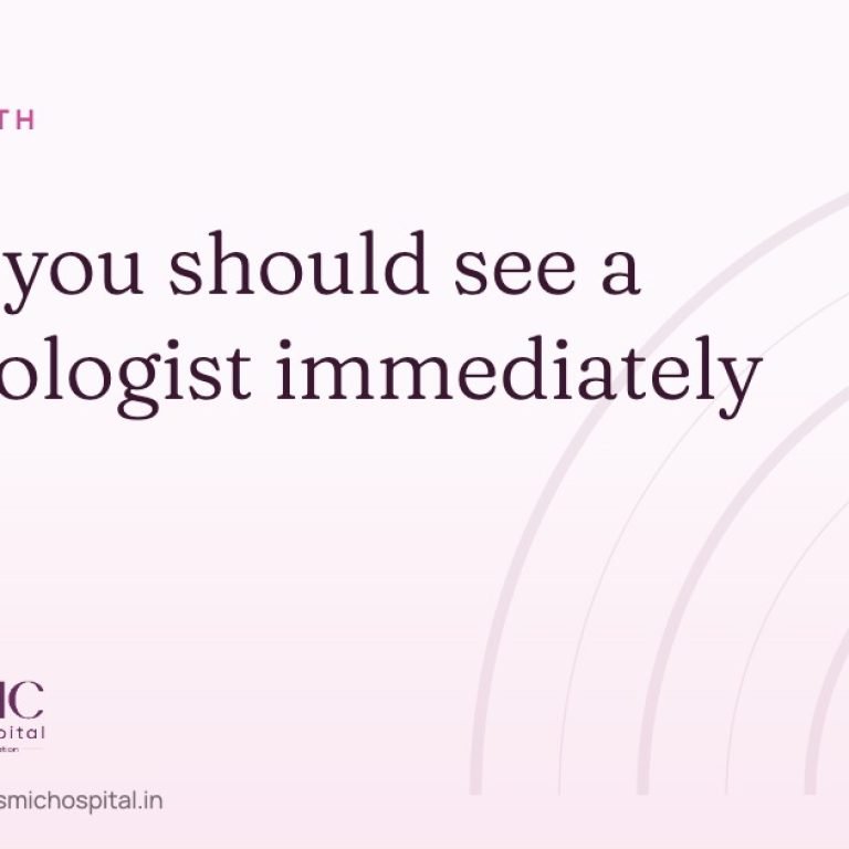 Five gynaecological warning signs — Cosmic Women's Hospital, Naroda, Ahmedabad