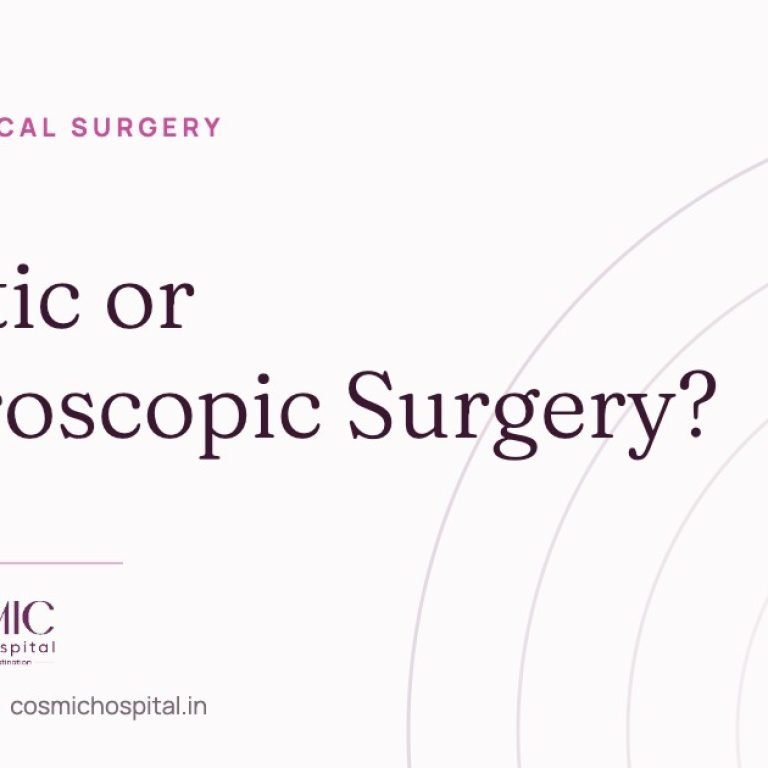 Robotic versus laparoscopic gynaecological surgery, Cosmic Women’s Hospital